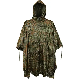 Mil-Tec Regenponcho Premium Rip-Stop flecktarn