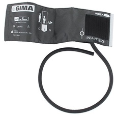 GiMa 32886 Armband Baumwolle + Lung TPU Fall, Baby, grau/schwarz