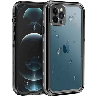 AICase wasserdichte Schutzhülle für iPhone 12 6,1 Zoll, IP68, wasserdicht, 360°-Schutz, wasserdicht, stoßfest, Sport, Schutzhülle