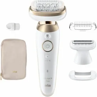 Braun Silk-épil 9 Flex 9-041 3D Weiß/Gold