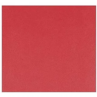 Artemio 13020133 Kissen aus Kunstleder, 30 x 30 cm, Rot, 6 stück