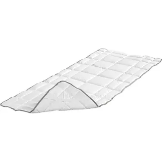 Badenia Trendline Spannauflage Clean Cotton, 180 x 200 cm, weiß, Öko-Tex zertifiziert, produziert nach deutschem Qualitätsstandard