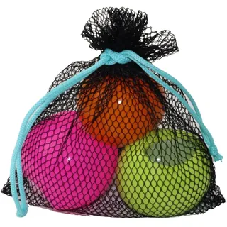 alldoro 63037 - Water Splash 3er Set Wasserbomben Ø 6cm, Wasserballons wiederverwendbar & selbstschließend, Wasser Balloon für Garten & Strand, Kinder ab 3 Jahren & Erwachsene, Orange/Grün/Pink