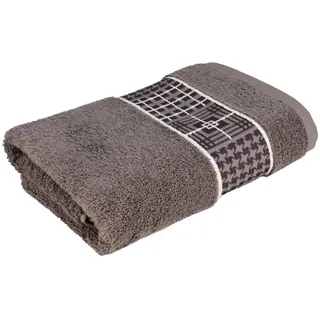 frottana Fjord Duschtuch 67 x 140 cm aus 100% Baumwolle, ash, Asche