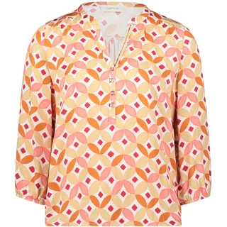 Klassische Bluse CARTOON "Casual-Bluse mit Muster", Damen, Gr. 36, cream, rosé, Obermaterial: 100% Viskose CV., Blusen Klassische Bluse