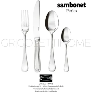 Sambonet - Perles - Kabel Vakuum - Besteck 48 Stück X 12 Menschen -