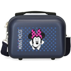 Disney Minnie Sunny Day Kofferset Blau 55/68 cms Hartschalen ABS Kombinationsschloss 104L 4 Doppelräder Handgepäck