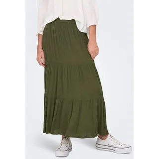 ONLY Maxirock »ONLMIKKA LIFE LONG SKIRT WVN NOOS«, grün