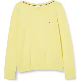 Tommy Hilfiger Damen Pullover Strickpullover, gelb (Yellow Tulip), M