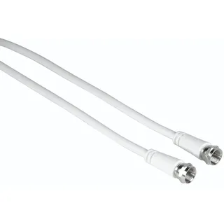 Hama Antennenkabel F-Stecker - F-Stecker 1,5 m Weiß
