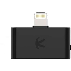 KOKKIA i10L_Pro : DIGITALER Bluetooth Splitter Transmitter mit schaltbaren aptX/Low-Latency aptX/FastStream/SBC Codecs für iPhone, iPad, iPod Touch mit Lightning Connector.