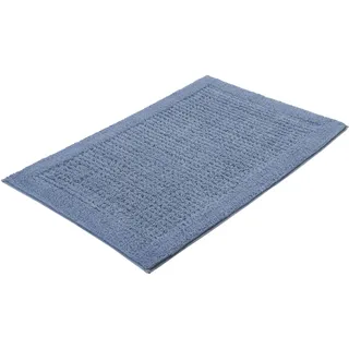 KLEINE WOLKE Badteppich Net Blau 90 x 60 cm