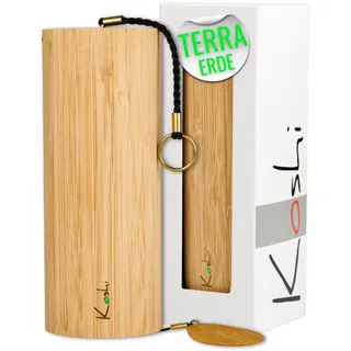 Koshi Klangspiel Erde - Terra Windspiel - Wind Chime Bambus - Für Yoga Meditation Garten