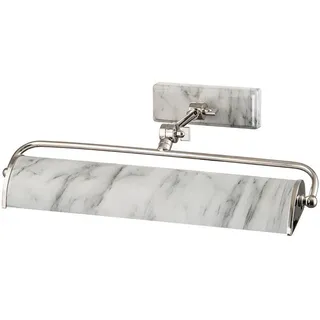 Elstead Lighting Bilderleuchte , Weiß, Nickelfarben , Metall , 44.5x12.7 cm , Lampen & Leuchten, Innenbeleuchtung, Wandleuchten, Bilderleuchten