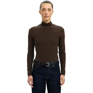 Selected Manja Langarm-t-shirt Mit Stehkragen - Delicioso - 2XL