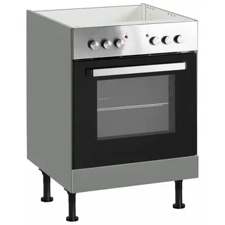 OPTIFIT Herdumbauschrank Bern 60 x 58,4 x 87 cm Grau