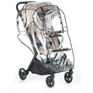 Jané Universal Regenschutz für Kinderwagen und Buggy, Transparente Regenabdeckung mit Fenster und Belüftung, inkl. Aufbewahrungstasche