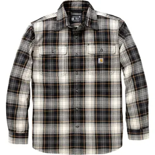 Carhartt Hubbard Loose LS Plaid Shirt black (N04) 2XL REG