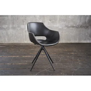 Zaja Kunstleder drehbar schwarz