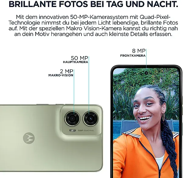 Bild von Moto G24 8 GB RAM 128 GB ice green