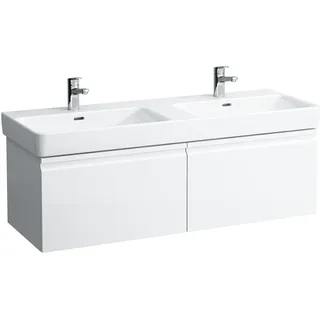 Laufen Waschtischunterschrank 2 Schubladen 126 x 45 x 39 cm Eiche hell