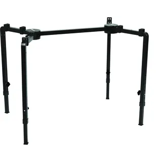 QUIK LOK - WS/650 HÖHEN- UND LÄNGENVERSTELLBARER HALTER, Extrem Vielseitige Konstruktion, Robuste Gummifüße, T-Faltung in einem Praktischen Trage-Set, Farbe Schwarz