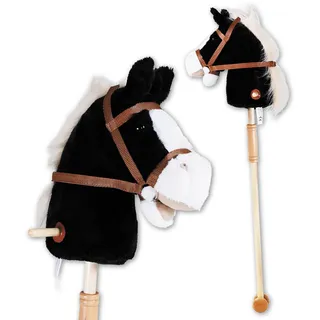 Knorrtoys 40102 - Steckenpferd "Blacky", Schwarz, 45 cm