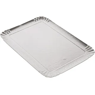 Tabletts "Traiteur" Beidseitig - Gold Und Silber 19X28 Cm Gold/Silber Karton - 100 Un.