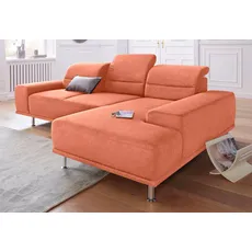 sit&more Ecksofa »Mariola L-Form«, orange