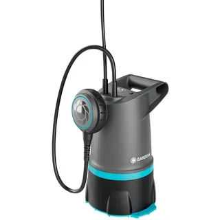 Gardena Tauchpumpe 20000 BASIC 550 W, 20.000 l/h, Schwimmschalter, Edelstahl