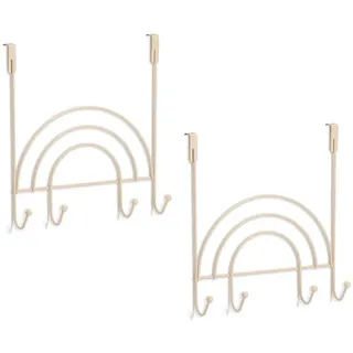 Zeller Garderobenleiste ZELLER PRESENT Regenbogen Design beige