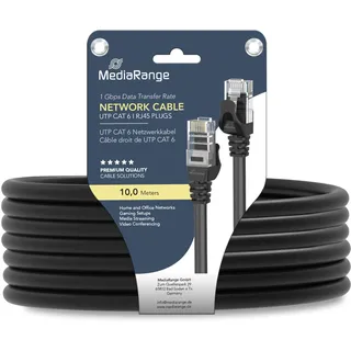 MediaRange Mrcs120 Cat6-netzwerkkabel 10.0 m), One Size