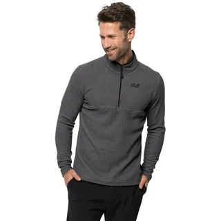 Jack Wolfskin Fleecepullover Arco Half-Zip schwarz Herren