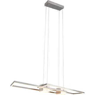 Trio Albany 1-flg. 28 cm eckig grau/silber
