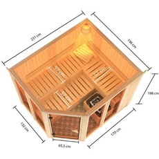 Bild von Ainur inkl. 9 kW Ofen + Steuergerät Easy Finnisch