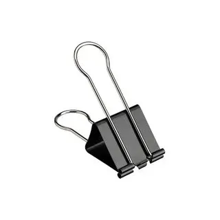 Gowi Foldbackklammer schwarz 6,0 cm, 1 St.