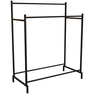 VCM Garderobenständer Labol L 103 x 136 x 52 cm Schwarz