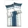 Schneeflocke Frottee Grau 135 x 200 cm + 2 x 80 x 80 cm