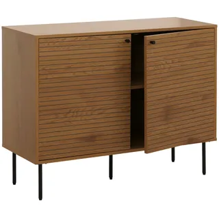 Mendler Sideboard 86 x 110 x 40 cm natur / Braun
