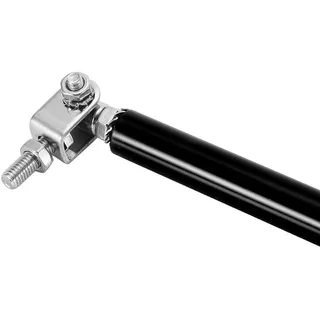 Frontspoiler Spoilerlippe Stoßstangenlippe, Stoßstangenschutz Auto, 1 Paar Front Stoßstange Spoiler 20 cm Auto Frontstoßstange Stützstrebe Auto Modifikation Stützstange (Schwarz)