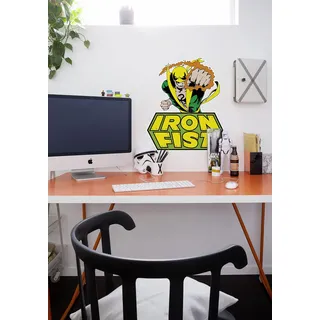 KOMAR Deko-Sticker Iron Fist Comic 50 x 70 cm gerollt