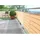 Balkonverkleidung 90 x 500 cm Beige Polyester