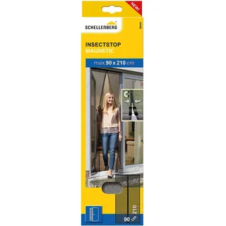 Schellenberg Fliegenvorhang mit Magneten 90 x 210 cm Anthrazit