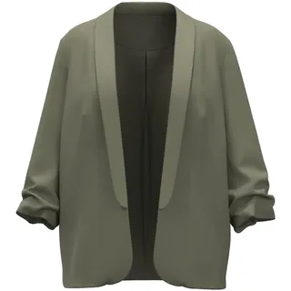 PIECES Damen Pcbosella 3/4 Noos Qx Blazer, Deep Lichen Green, 52 Große Größen EU