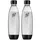 2 Flaschen PET-Flasche 1 l schwarz