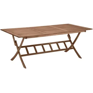 Merxx Maracaibo Gartentisch 200 x 100 x 74 cm Braun