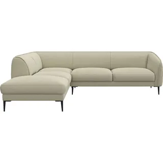 flexlux Ecksofa »Belle Designsofa, L-Form, B/T 268/209 cm« Skandinavisches Design, In hochwertiger Verarbeitung FLEXLUX