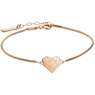 Liebeskind Berlin Damen Armband Herz Edelstahl roségold 20 cm