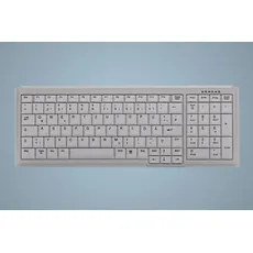 Active Key Industry 4.0 Compact Notebook Style Keyboard with NumPad USB Light Grey (DE, Kabelgebunden), Tastatur, Grau