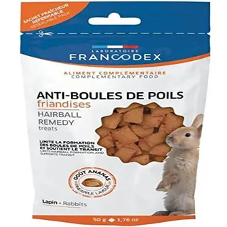 Francodex Francodex-Friandises Anti-Borstenentferner für Kaninchen, 50 g, FR-174131